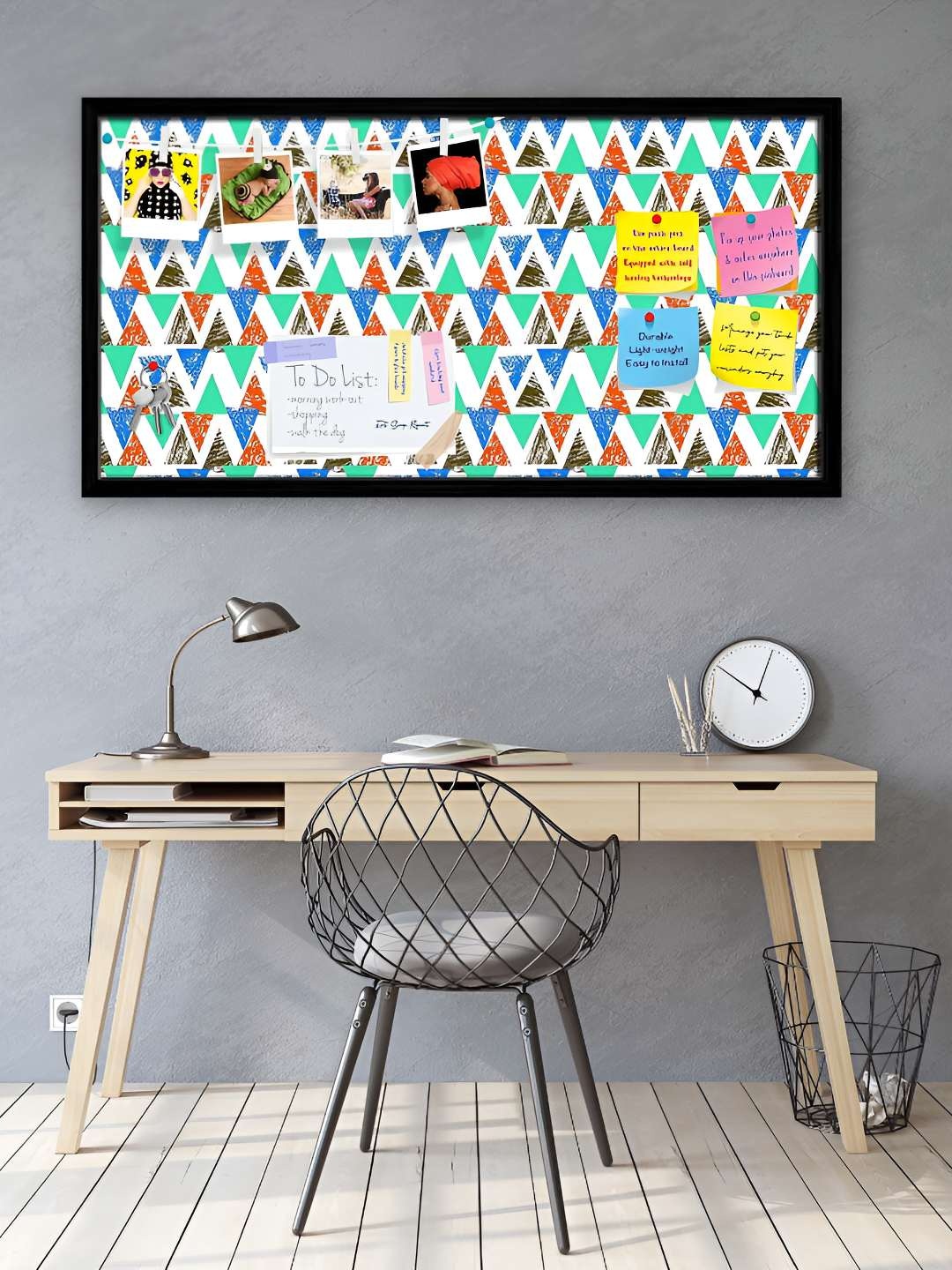 

ArtzFolio Wooden Notice Pin Board, Multi