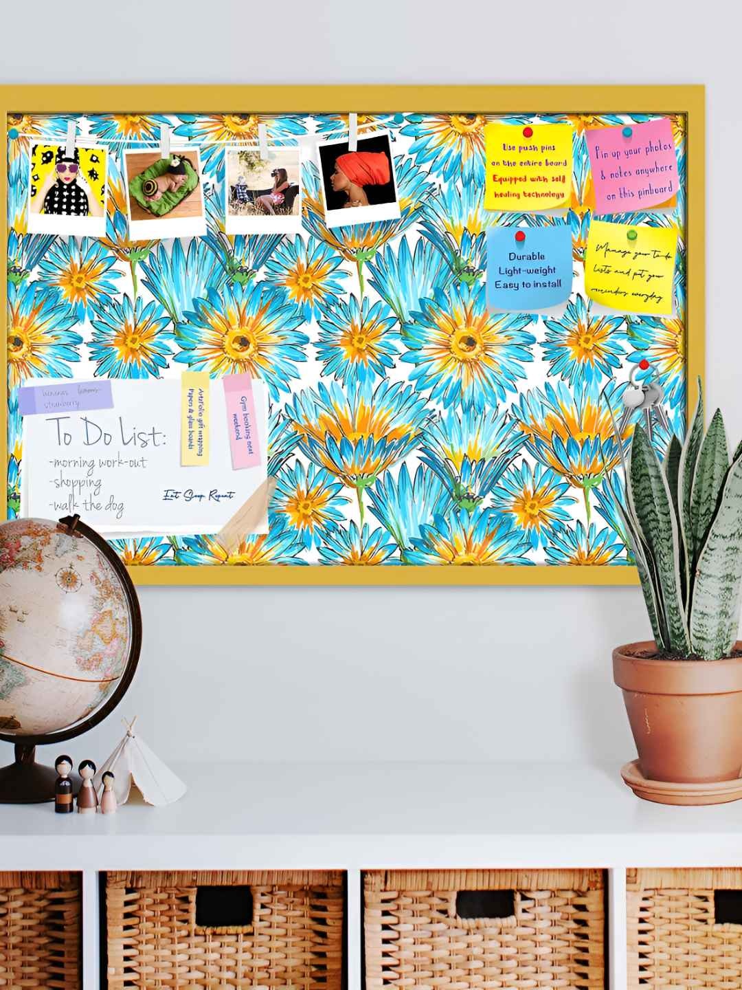 

ArtzFolio Wooden Notice Pin Board, Multi