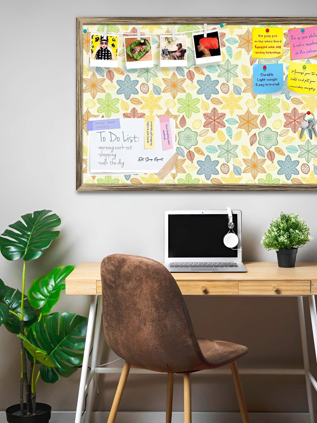 

ArtzFolio Wooden Notice Pin Board, Multi