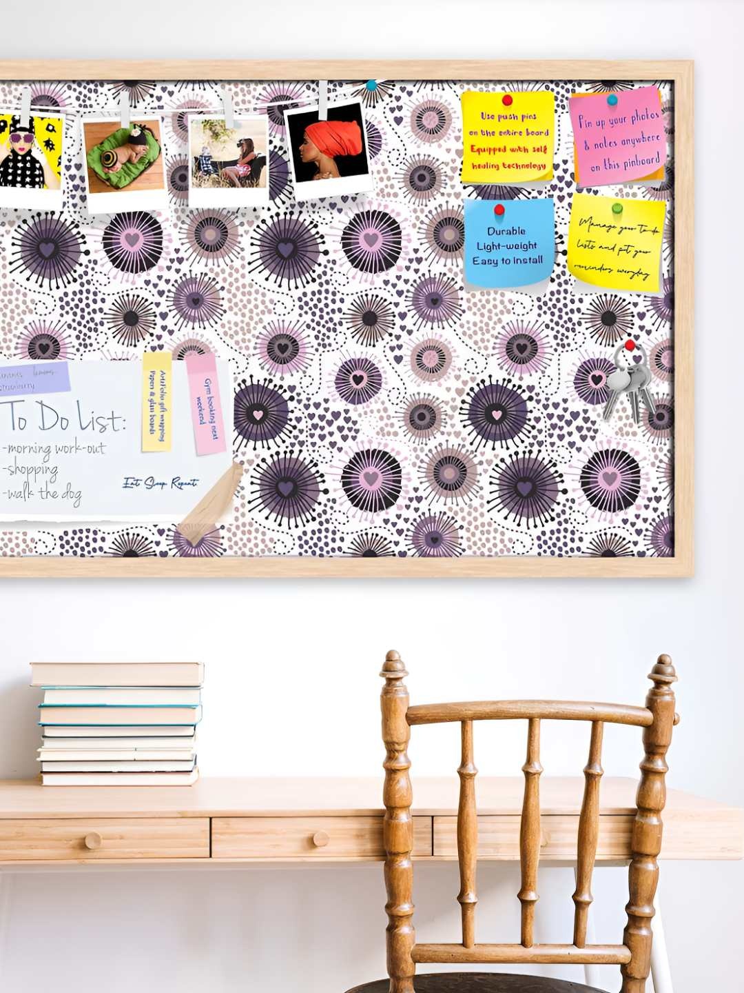 

ArtzFolio Wooden Notice Pin Board, Multi