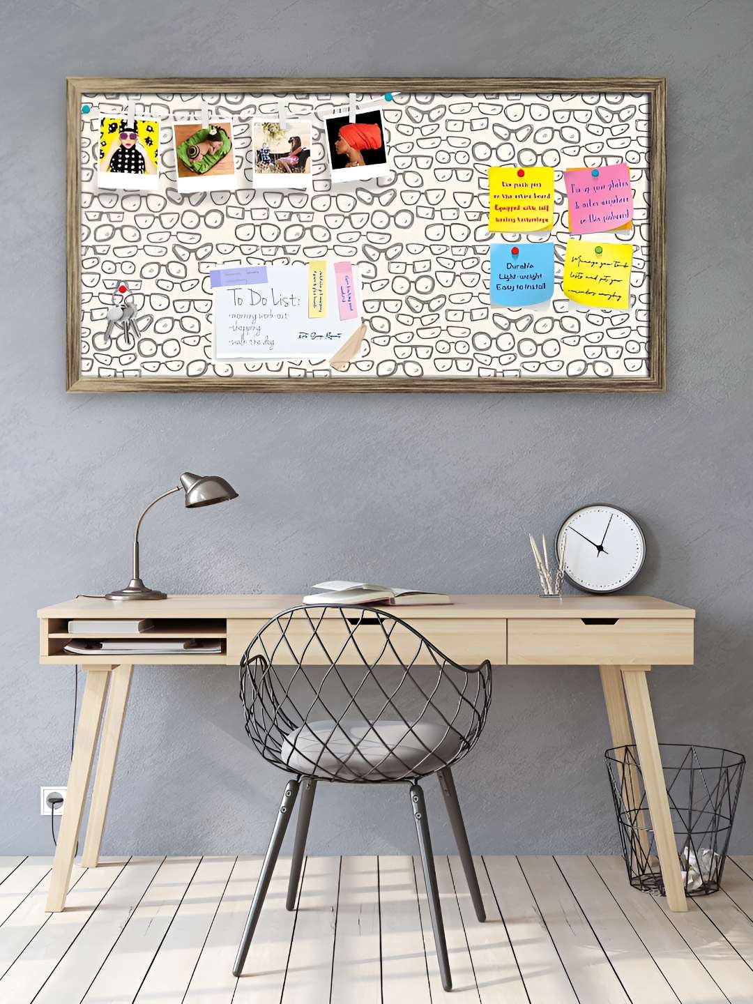 

ArtzFolio Wooden Notice Pin Board, Multi