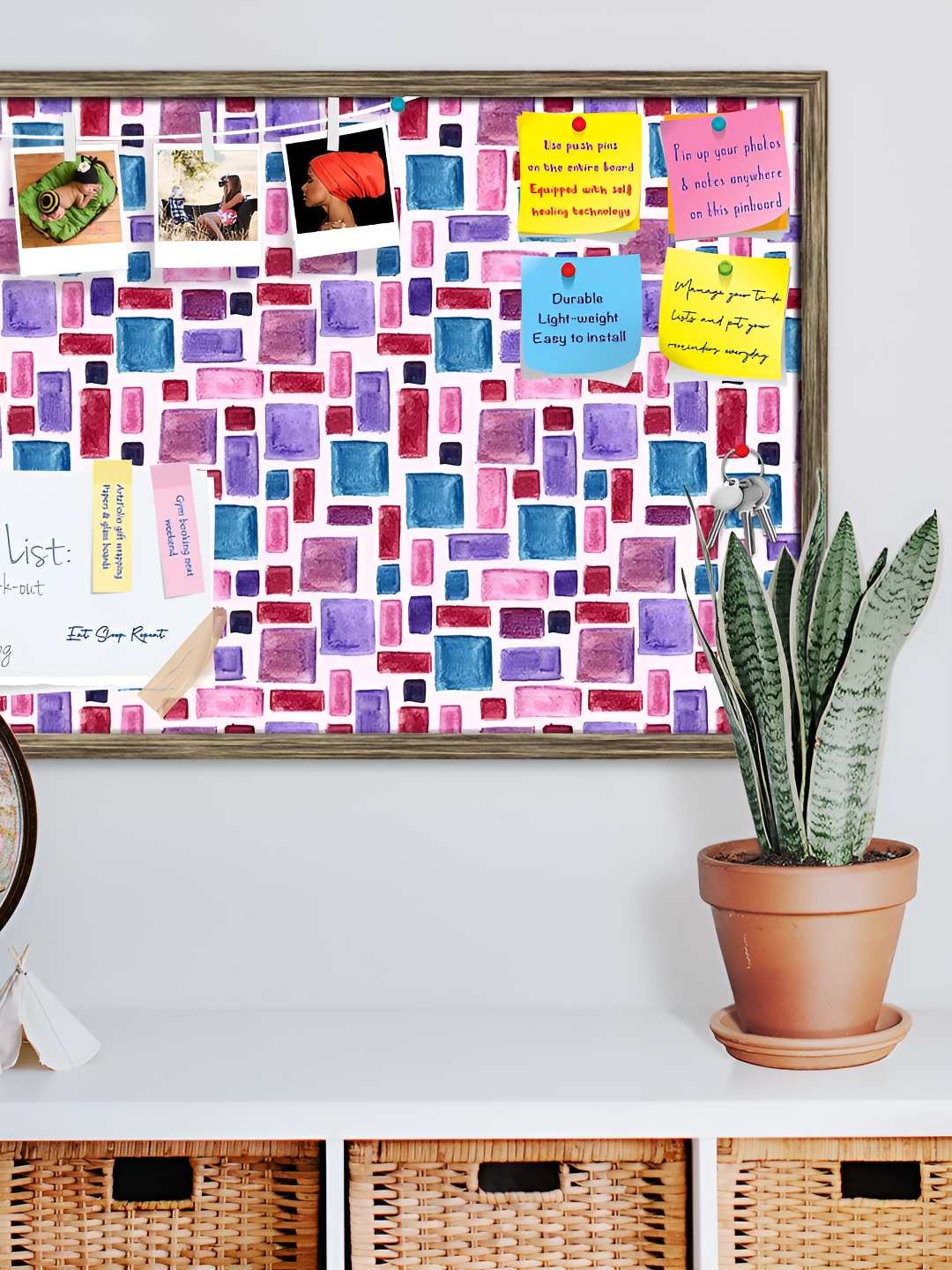 

ArtzFolio Wooden Notice Board, Multi