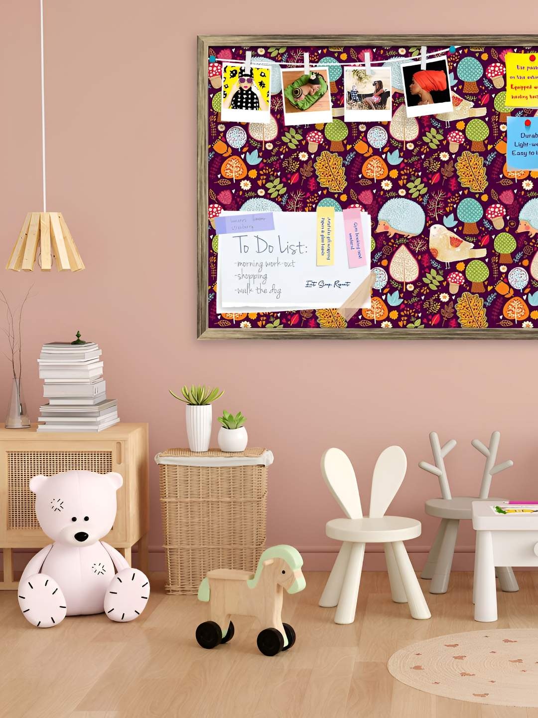 

ArtzFolio Wooden Notice Pin Board, Multi