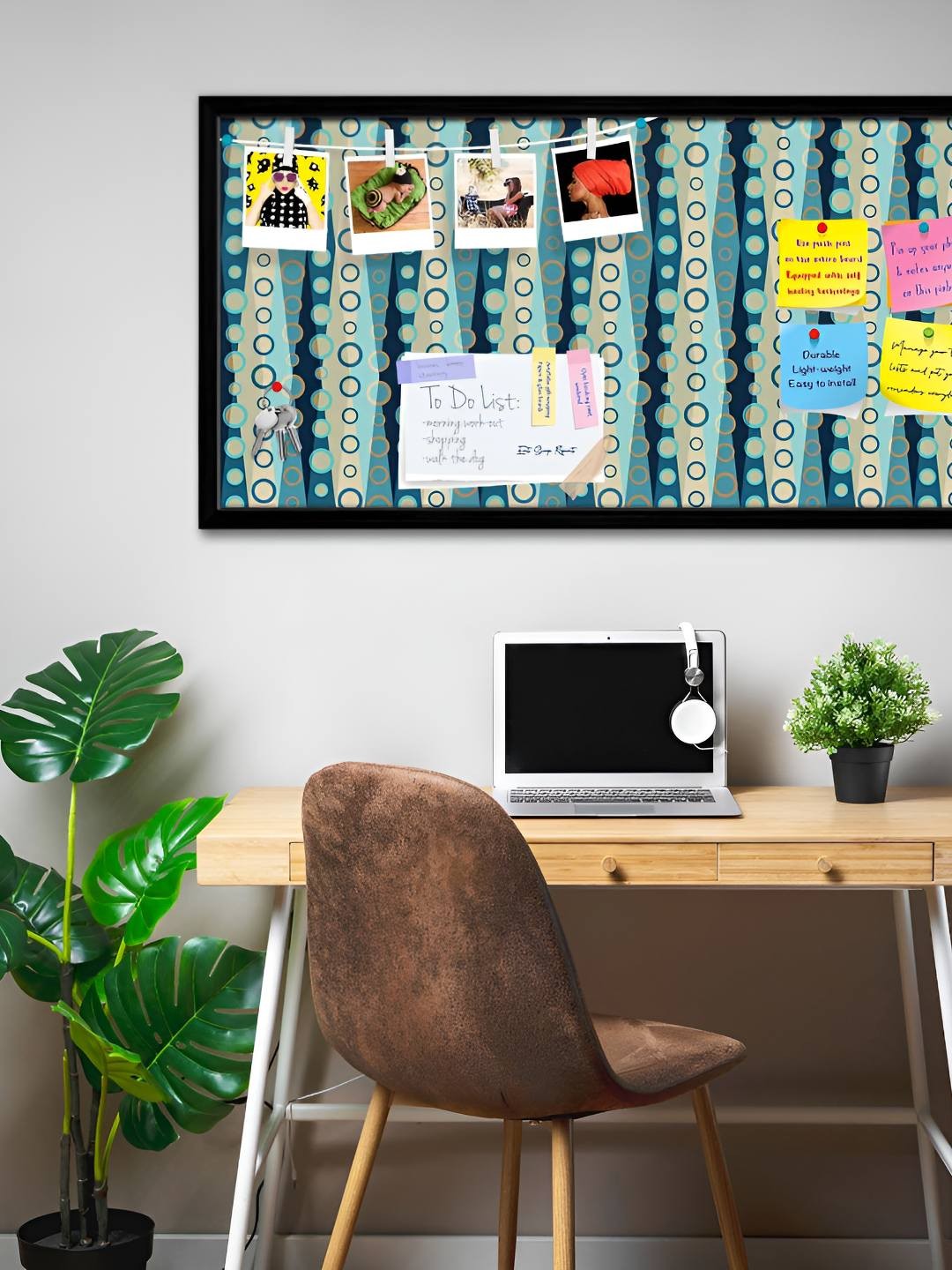 

ArtzFolio Wooden Notice Pin Board, Multi