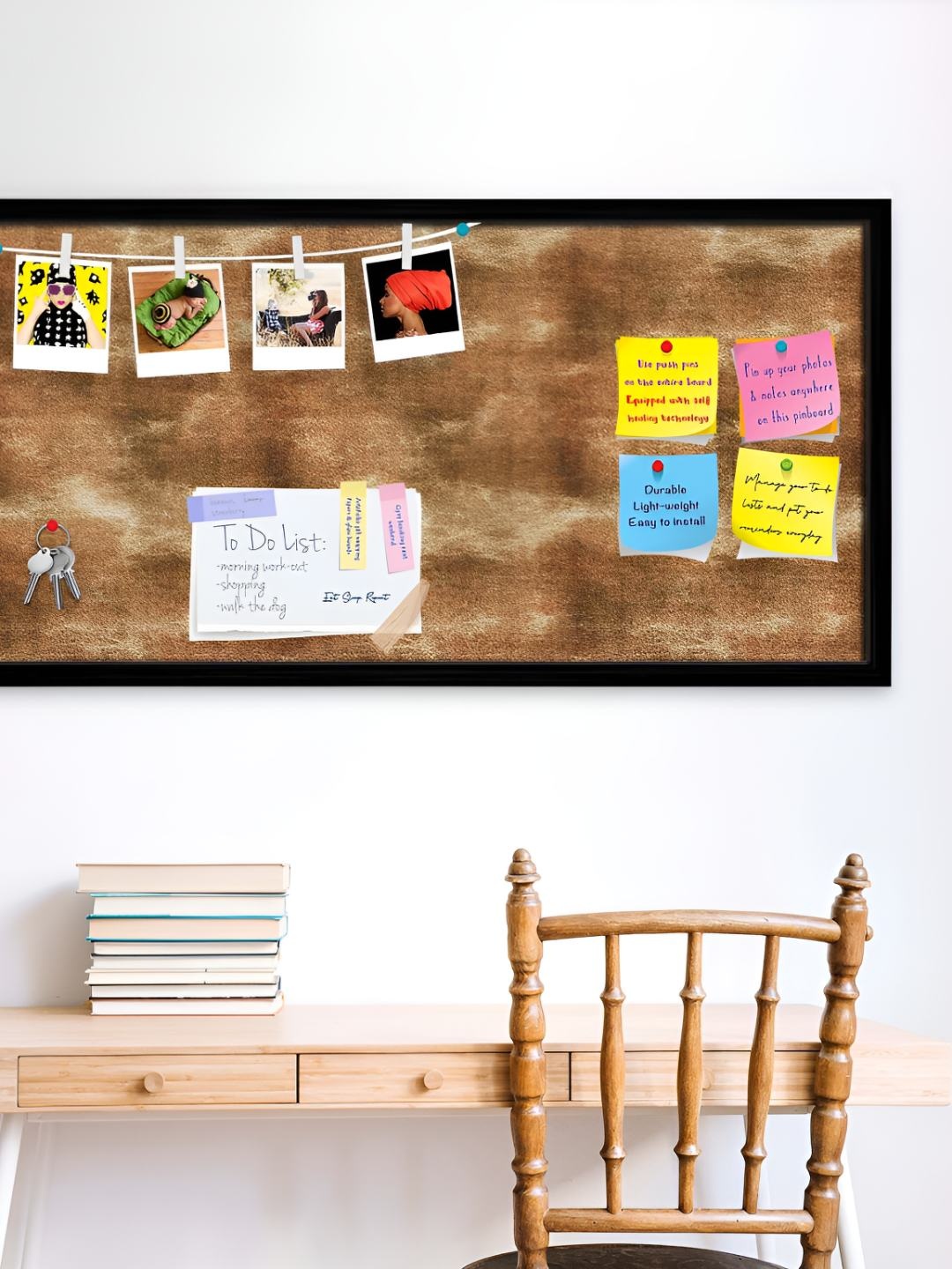 

ArtzFolio Wooden Notice Pin Board, Multi