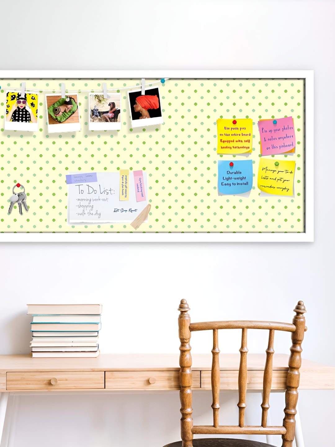 

ArtzFolio Wooden Notice Pin Board, Multi