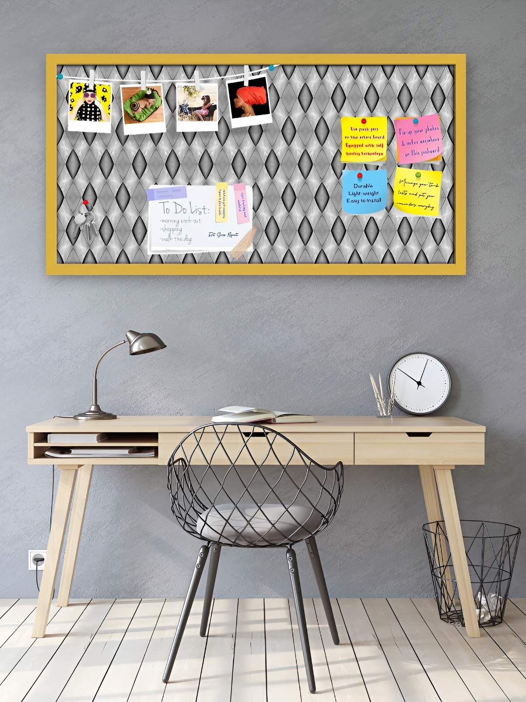 

ArtzFolio Wooden Notice Pin Board, Multi