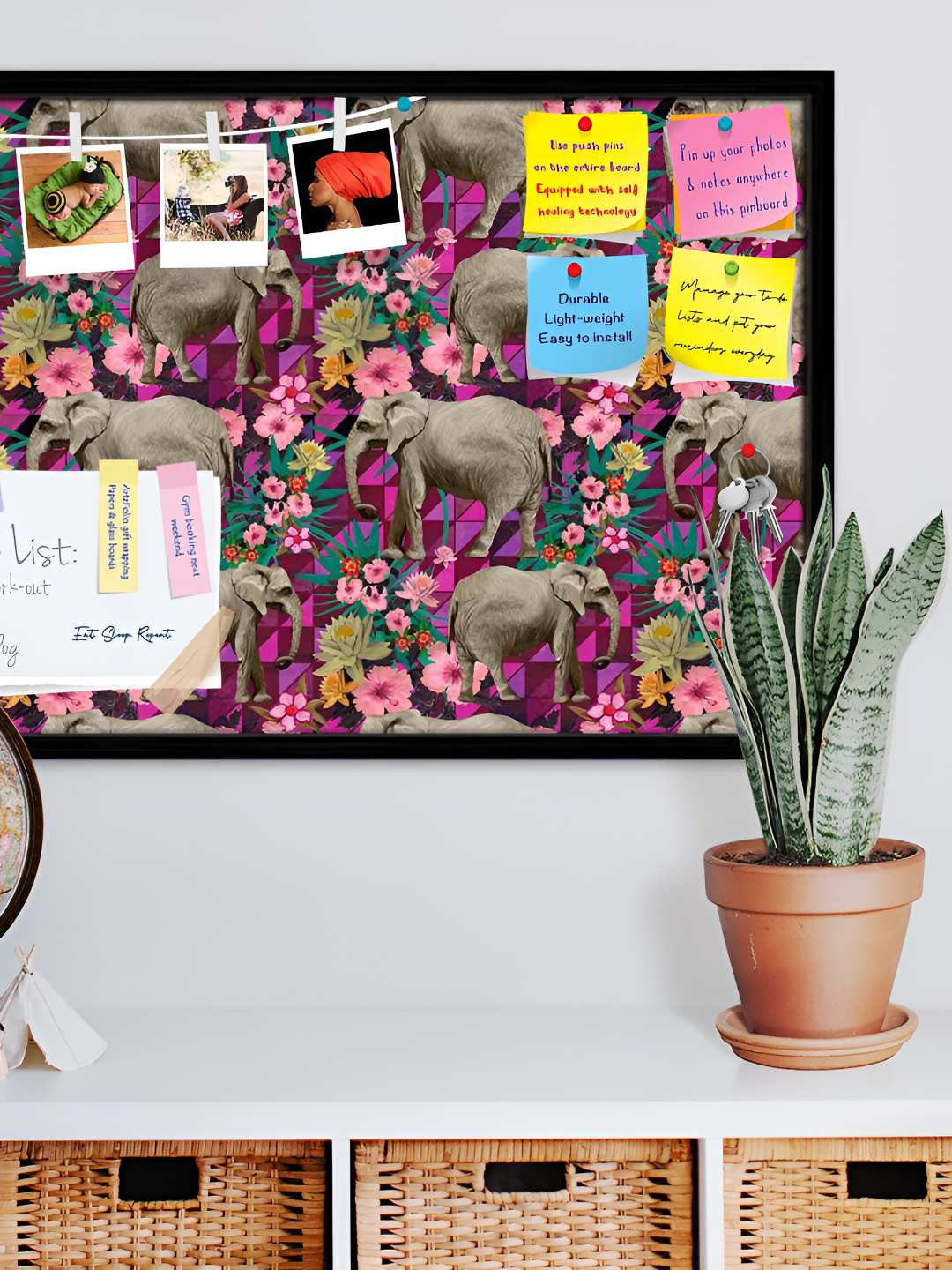 

ArtzFolio Wooden Notice Pin Board, Multi
