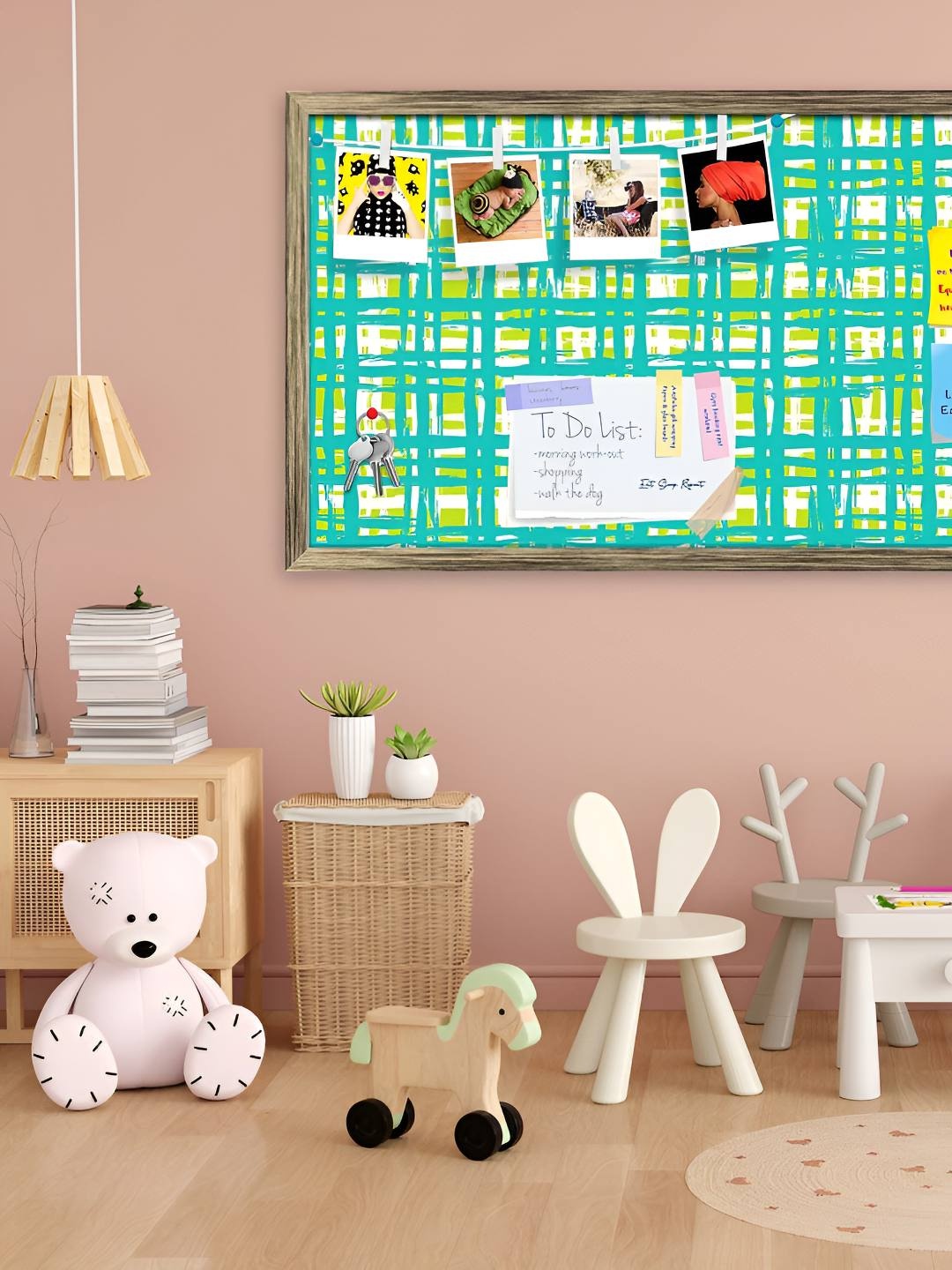 

ArtzFolio Wooden Notice Pin Board, Multi