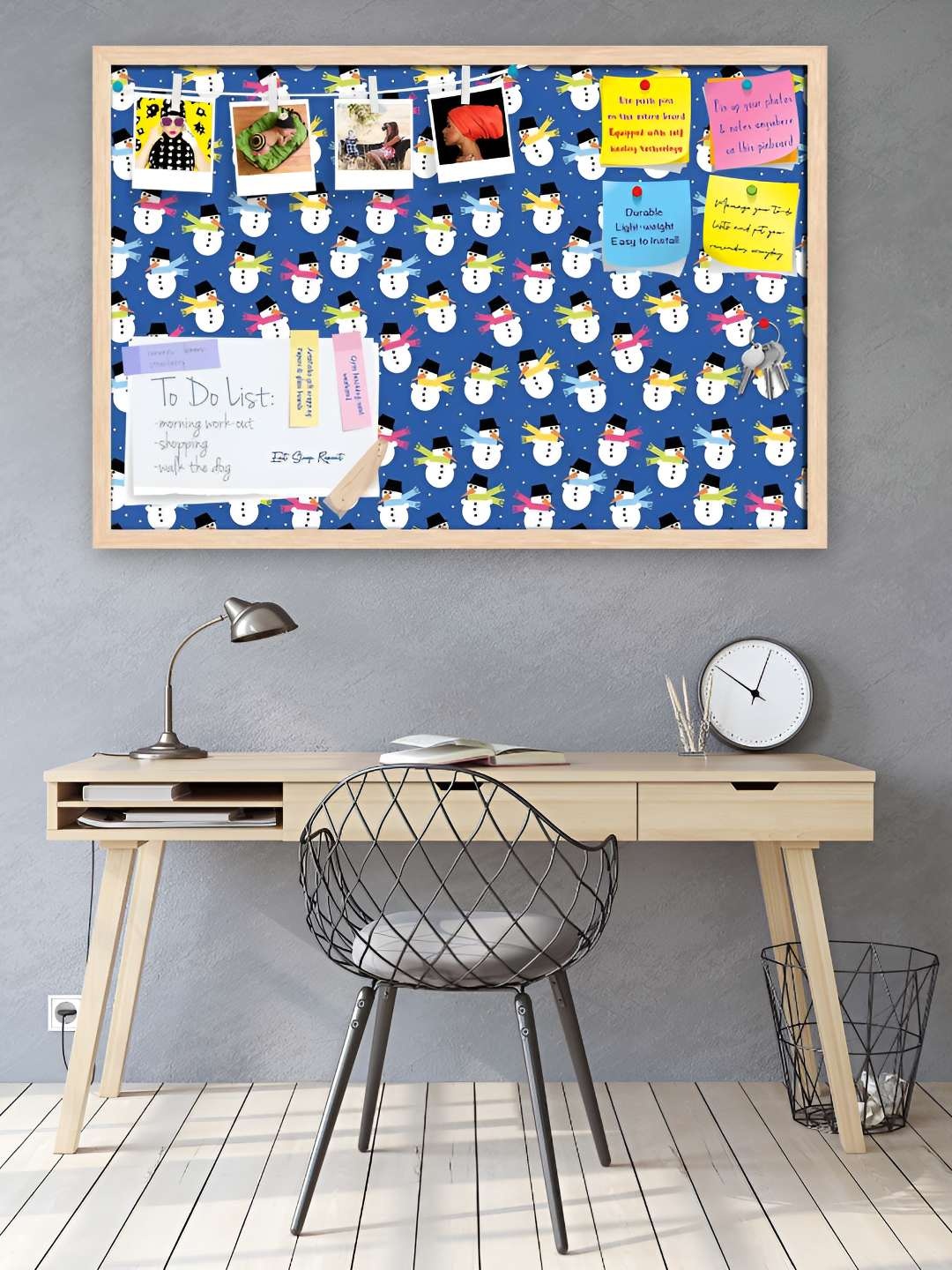 

ArtzFolio Wooden Notice Pin Board, Multi