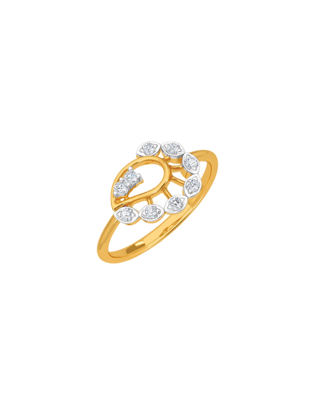 

KISNA DIAMOND AND GOLD JEWELLERY 18KT Finger Ring Diamond