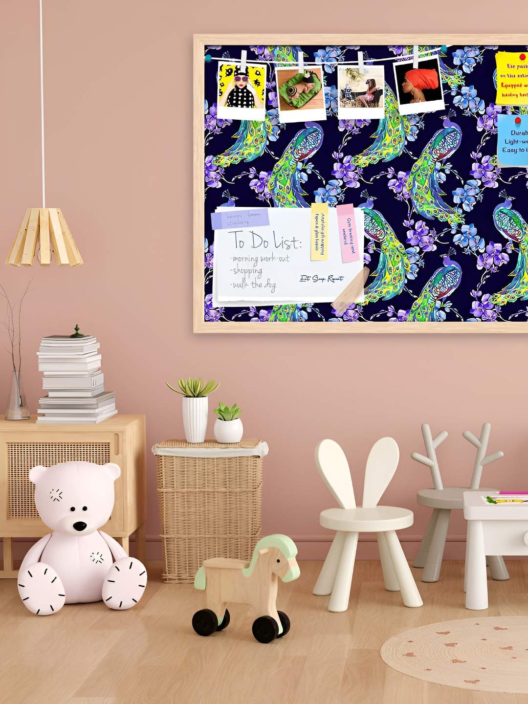 

ArtzFolio Wooden Notice Pin Board, Multi