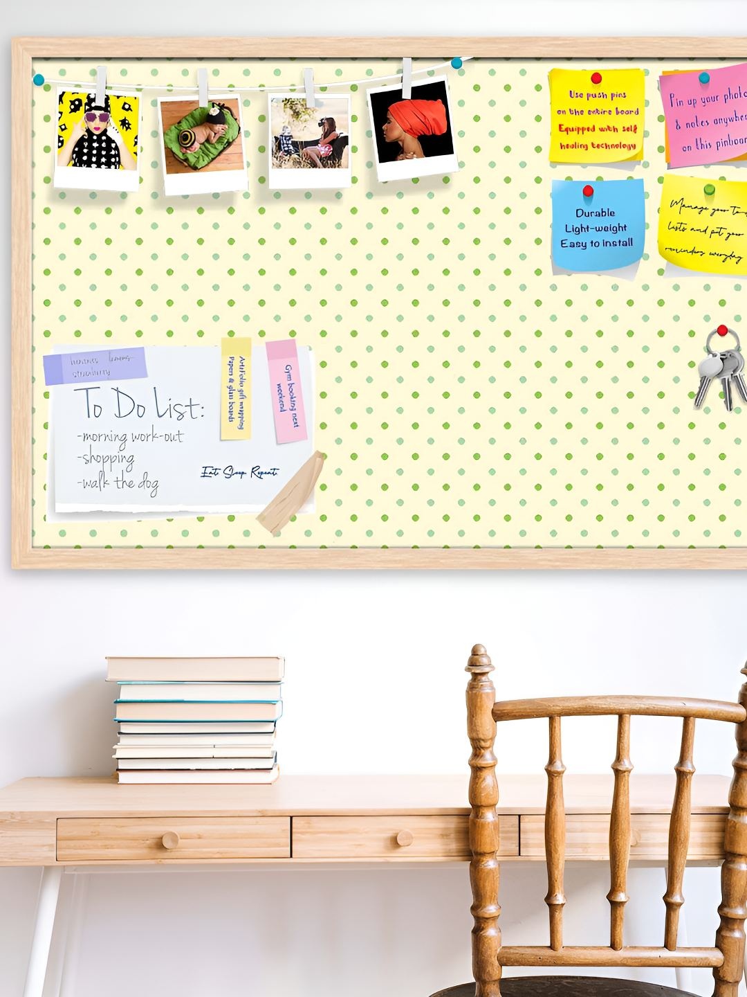 

ArtzFolio Wooden Notice Pin Board, Multi