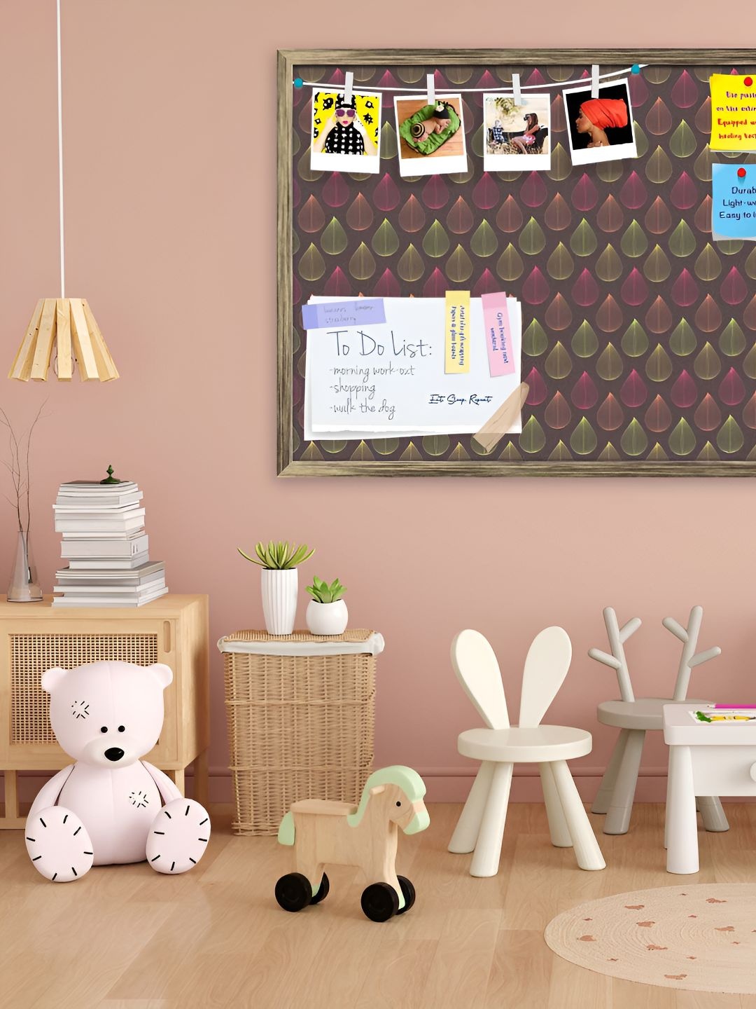 

ArtzFolio Wooden Notice Pin Board, Multi