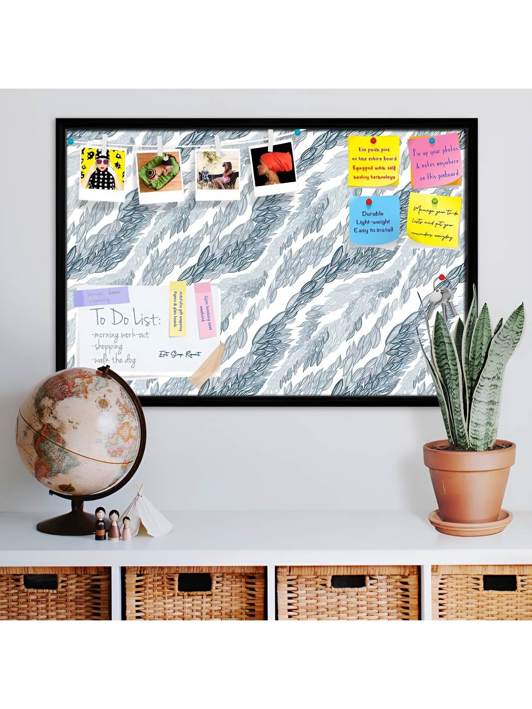 

ArtzFolio Wooden Notice Pin Board, Multi