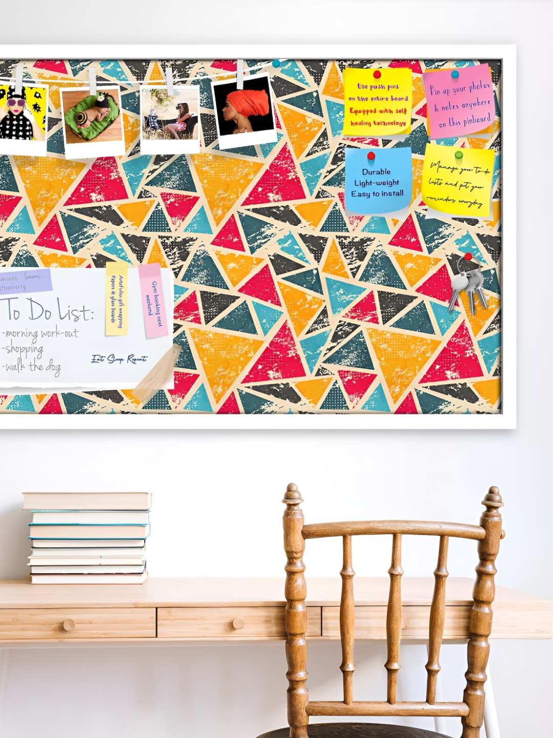 

ArtzFolio Wooden Notice Pin Board, Multi