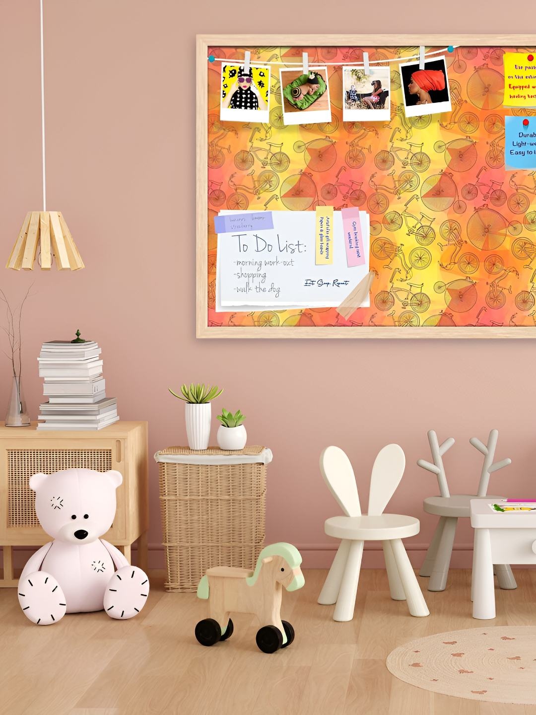 

ArtzFolio Wooden Notice Pin Board, Multi