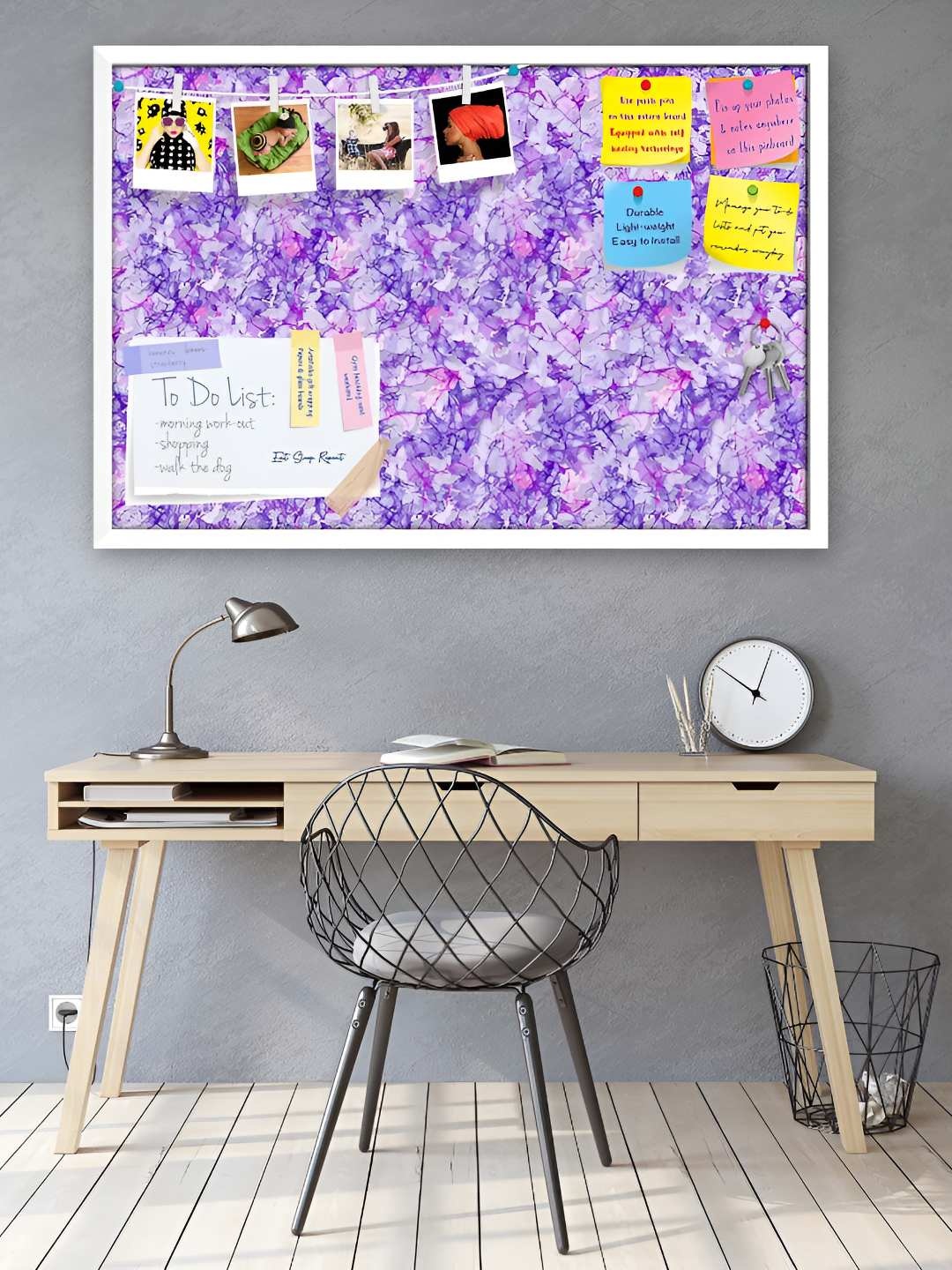 

ArtzFolio Wooden Notice Pin Board, Multi