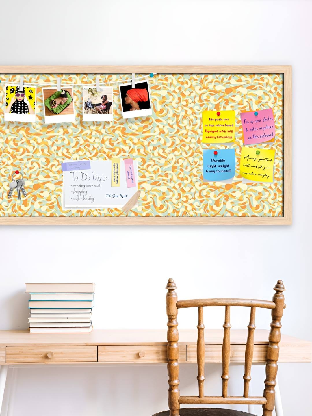 

ArtzFolio Wooden Notice Pin Board, Multi