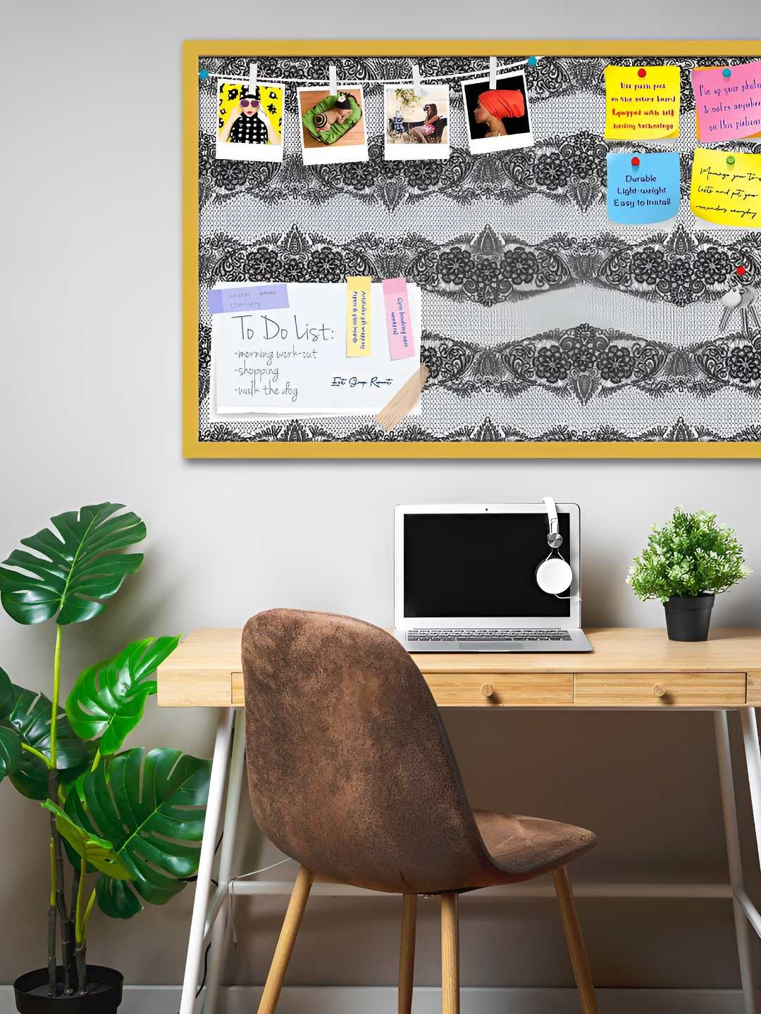 

ArtzFolio Wooden Notice Pin Board, Multi