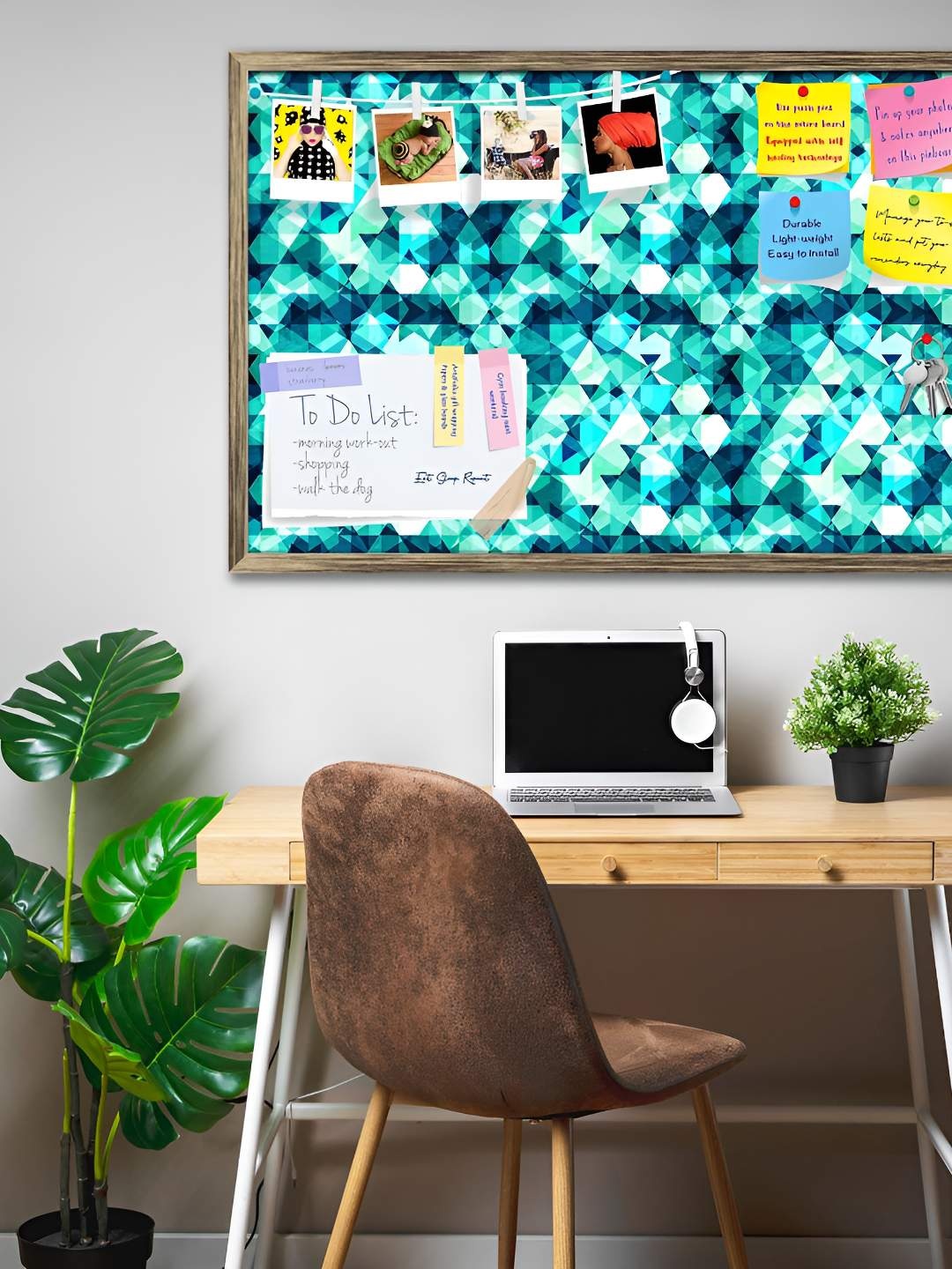 

ArtzFolio Wooden Notice Pin Board, Multi