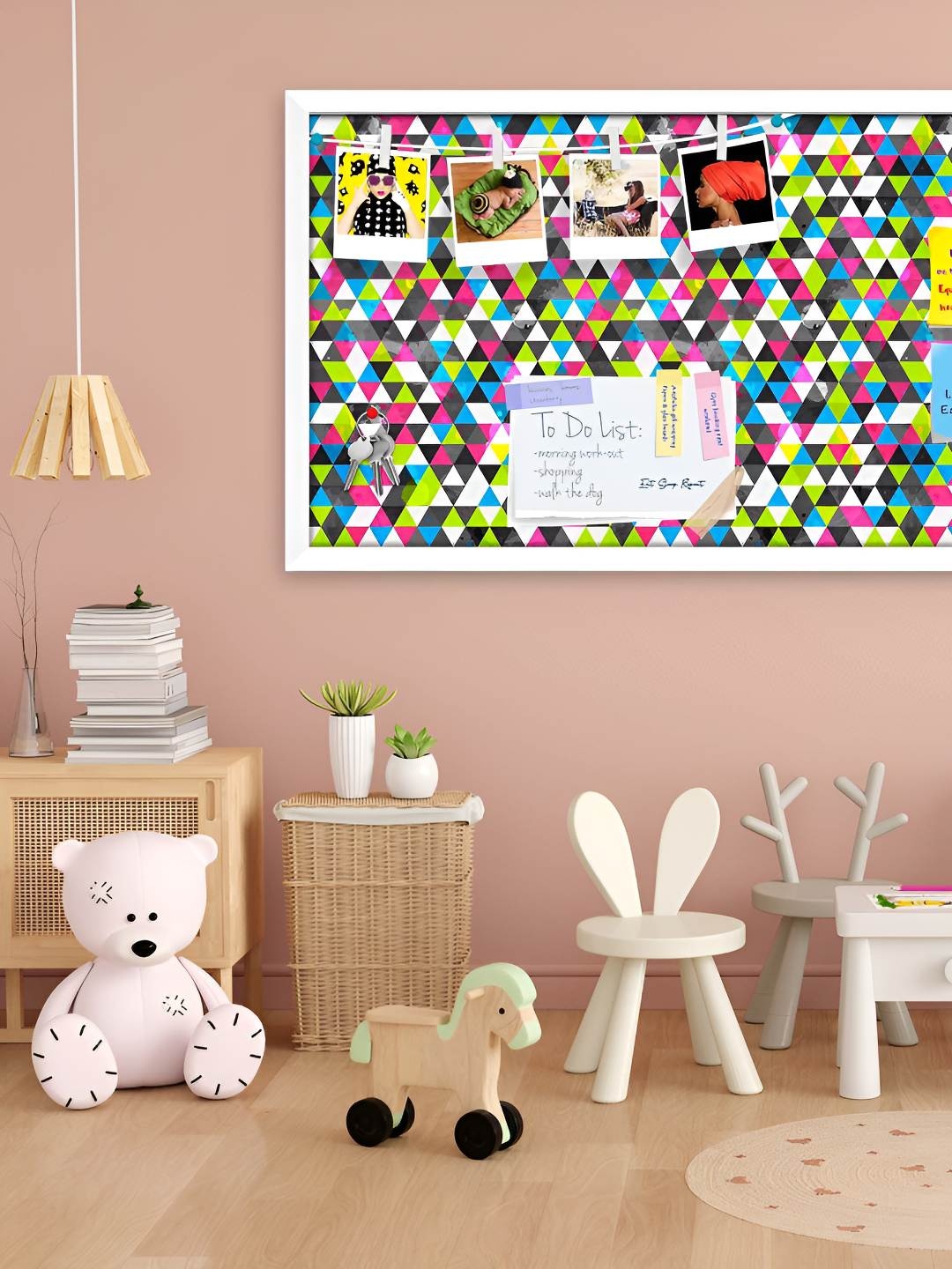 

ArtzFolio Wooden Notice Pin Board, Multi