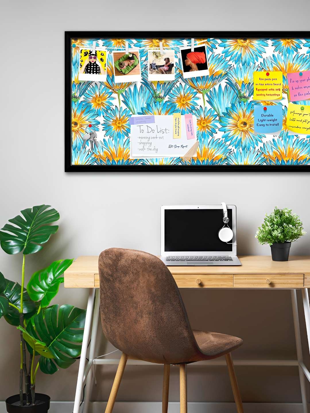

ArtzFolio Wooden Notice Pin Board, Multi