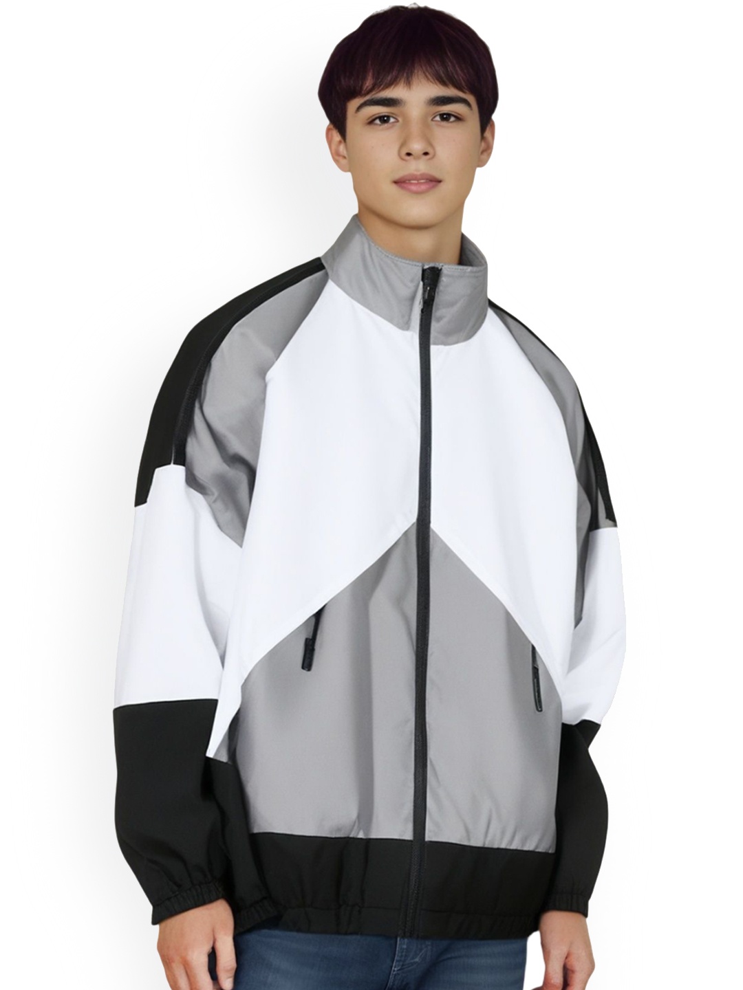

StyleCast x Revolte Men Lightweight Tailored Jacket, Grey