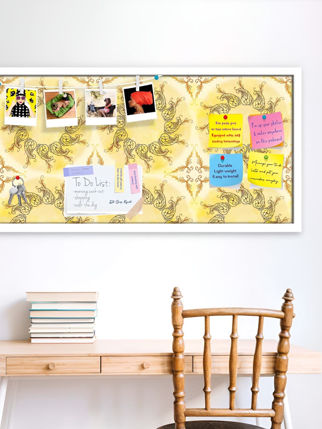 

ArtzFolio Wooden Notice Pin Board, Multi