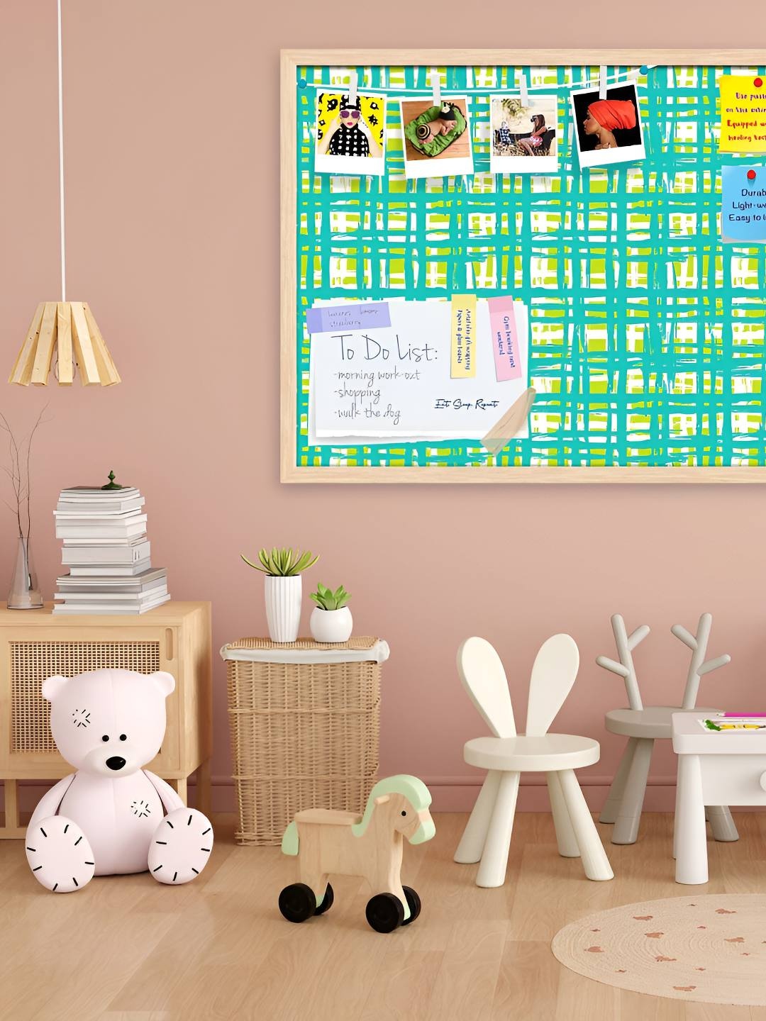 

ArtzFolio Wooden Notice Pin Board, Multi