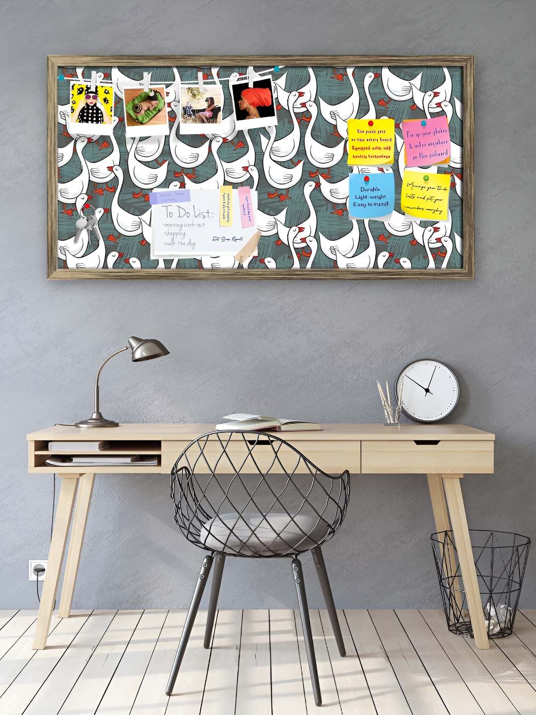 

ArtzFolio Wooden Notice Pin Board, Multi
