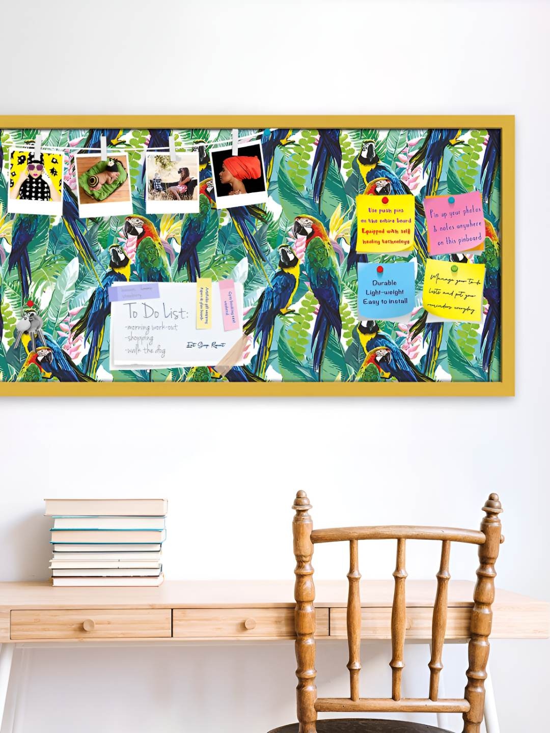 

ArtzFolio Wooden Notice Pin Board, Multi
