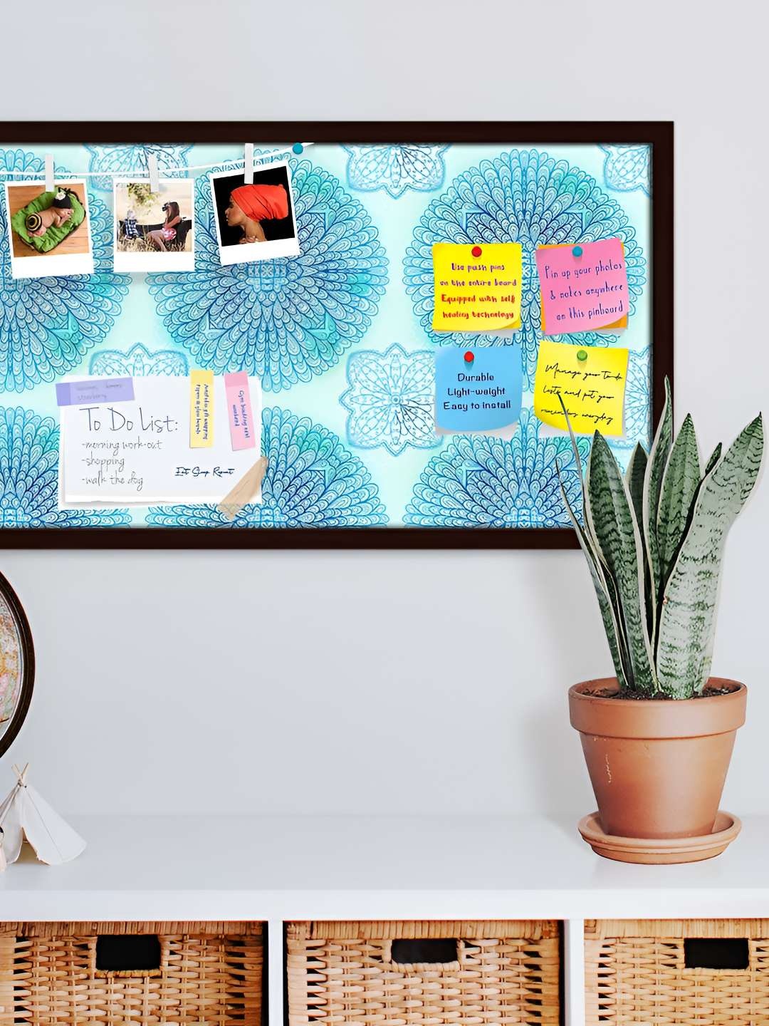 

ArtzFolio Wooden Notice Pin Board, Multi