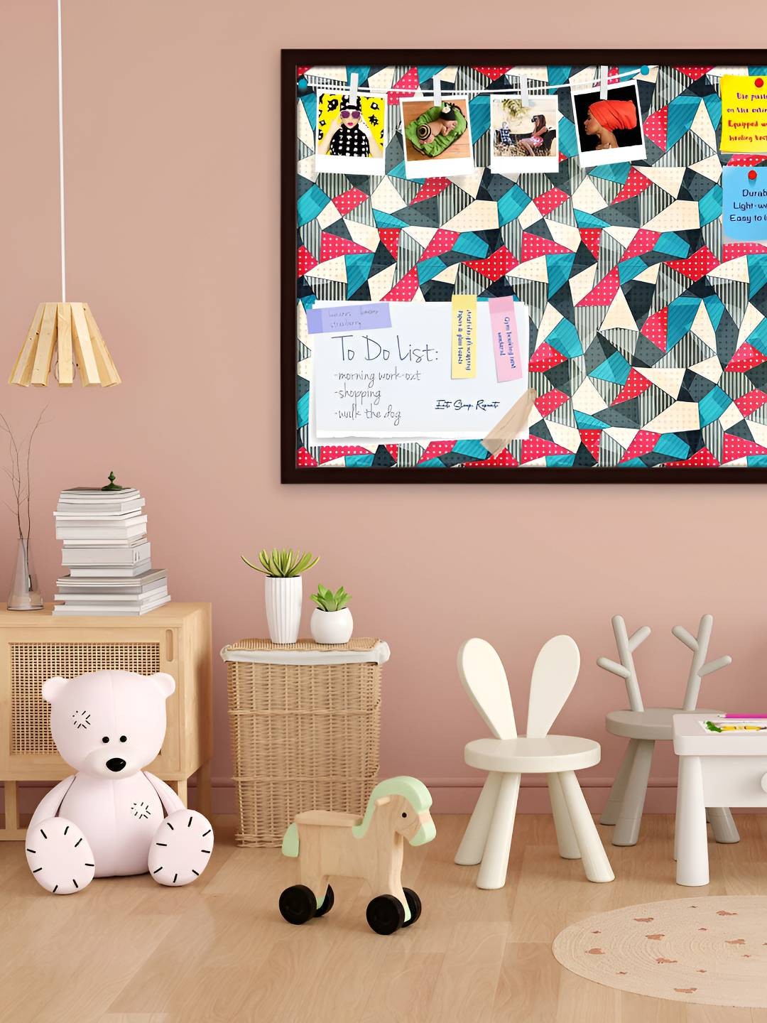 

ArtzFolio Wooden Notice Pin Board, Multi