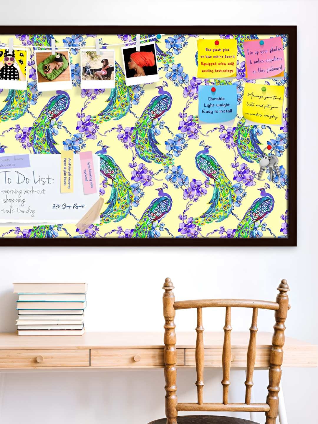 

ArtzFolio Wooden Notice Pin Board, Multi