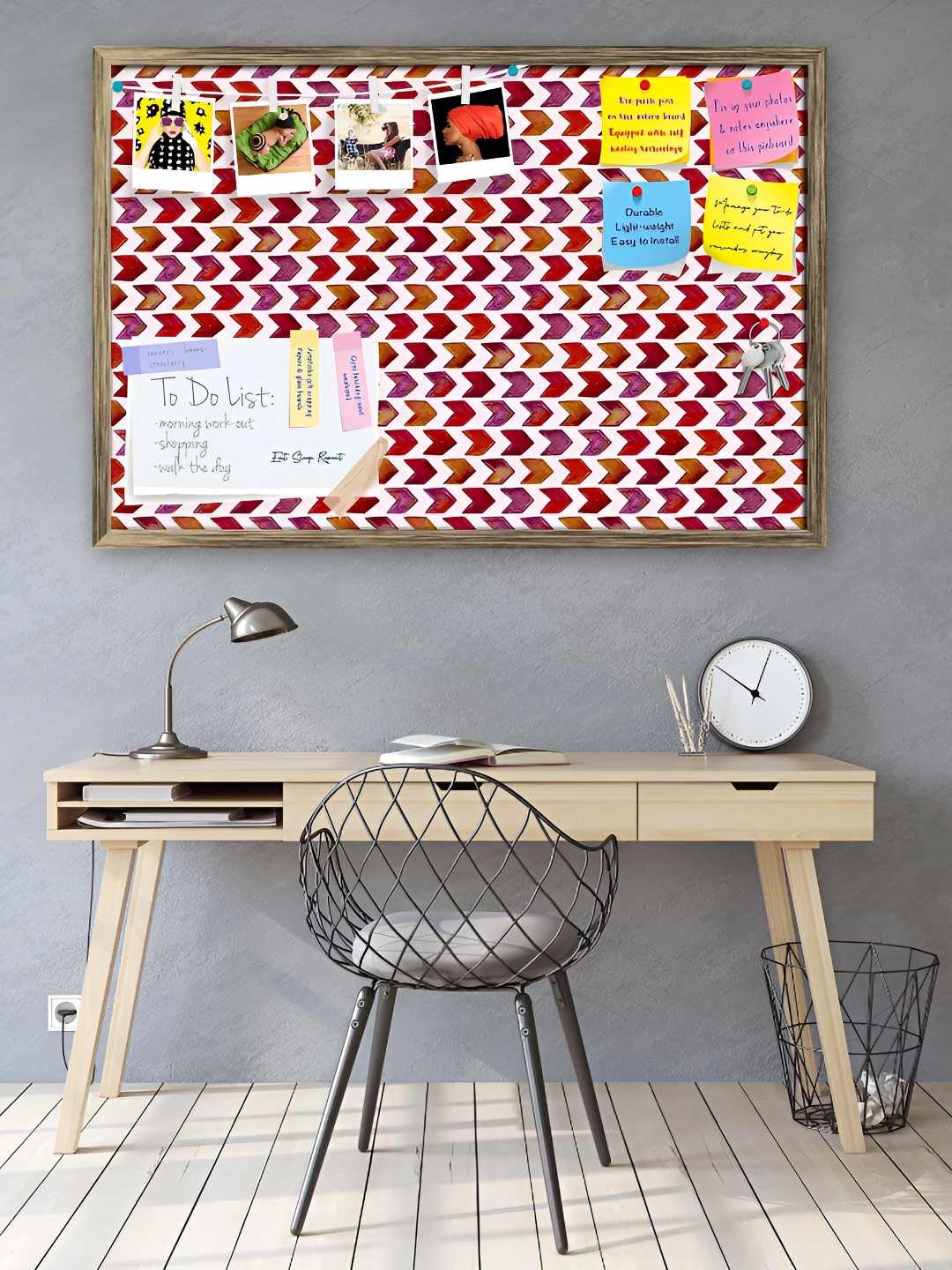 

ArtzFolio Wooden Notice Pin Board, Multi