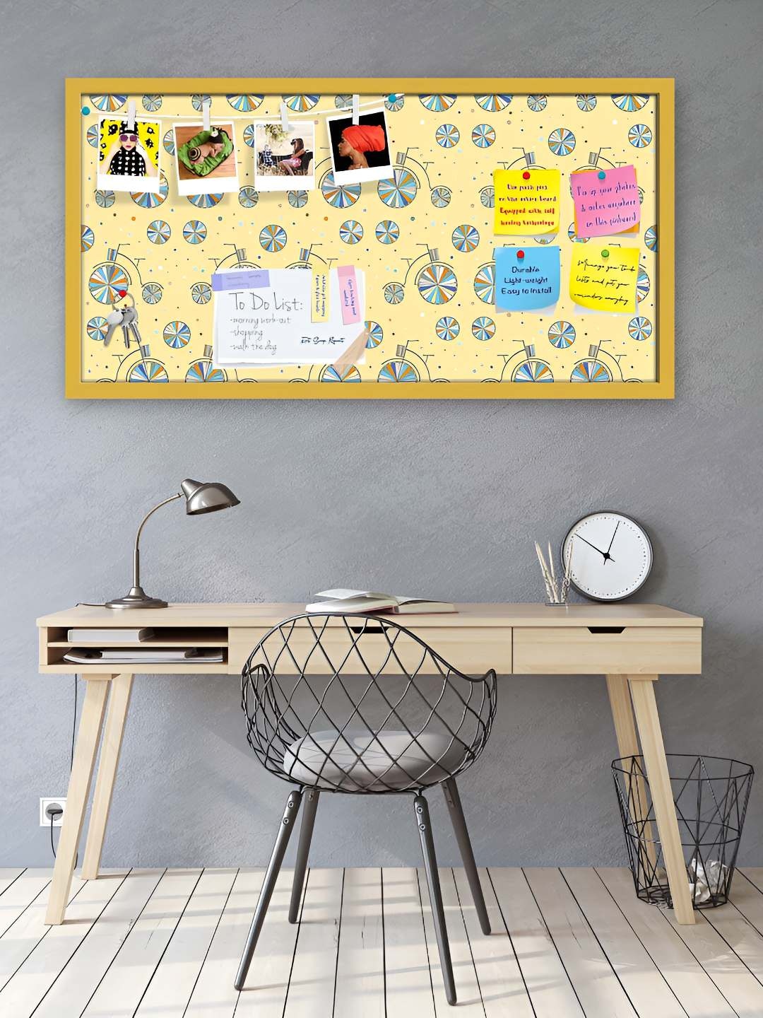 

ArtzFolio Wooden Notice Pin Board, Multi