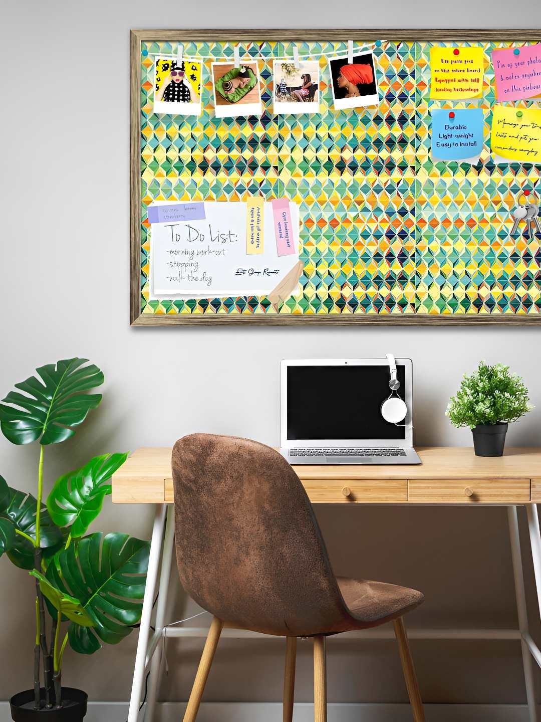 

ArtzFolio Wooden Notice Pin Board, Multi