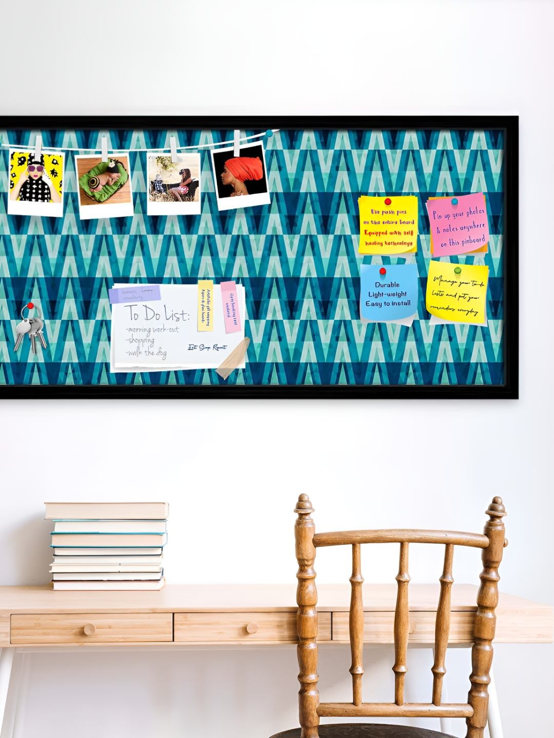 

ArtzFolio Wooden Notice Pin Board, Multi