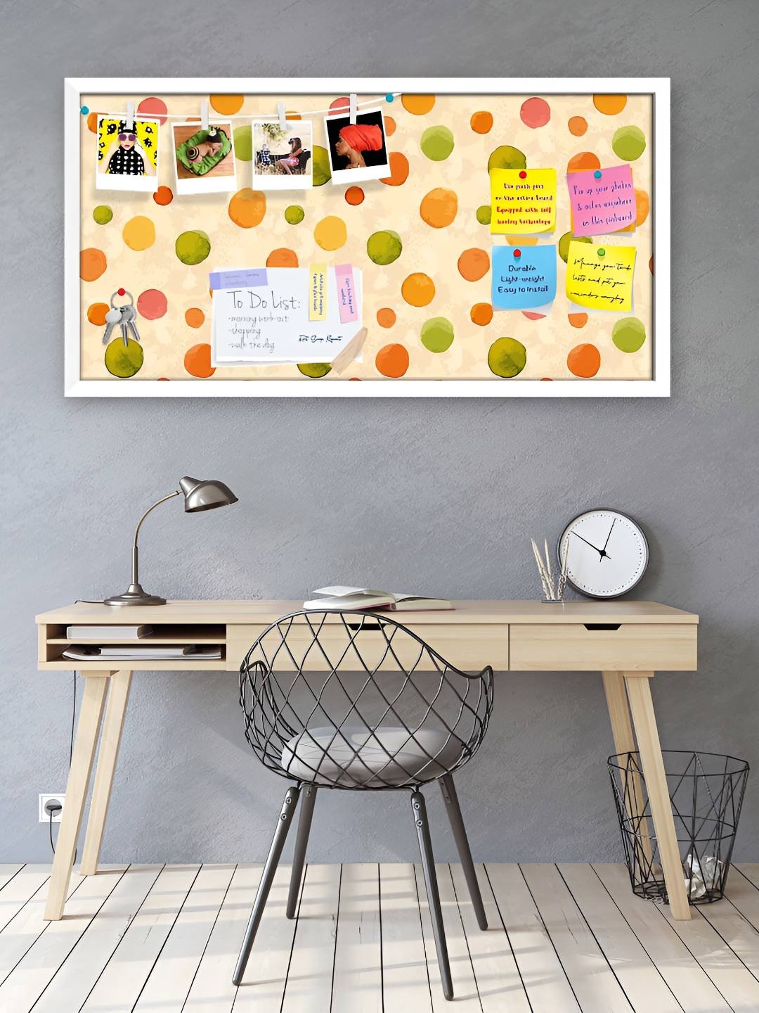 

ArtzFolio Wooden Notice Pin Board, Multi