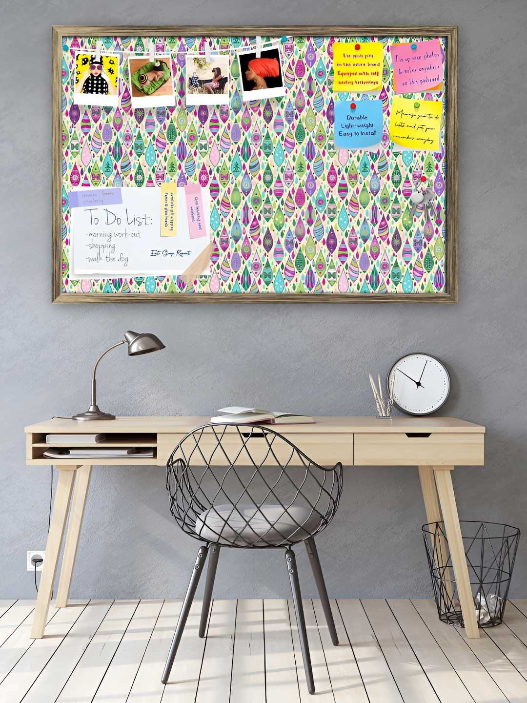 

ArtzFolio Wooden Notice Pin Board, Multi