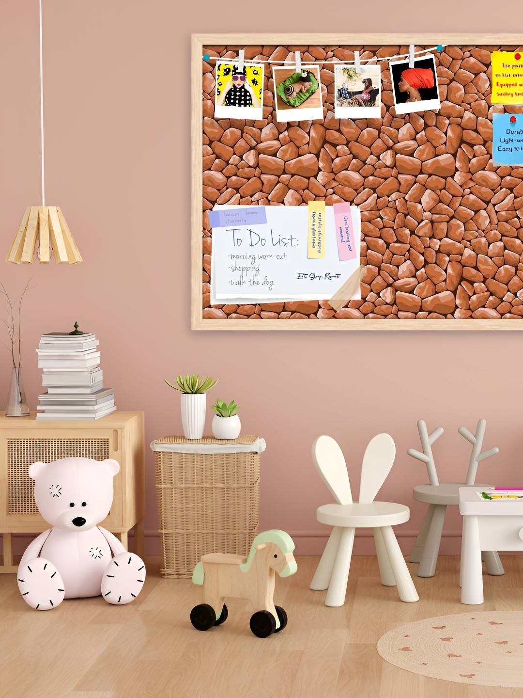 

ArtzFolio Wooden Notice Pin Board, Multi