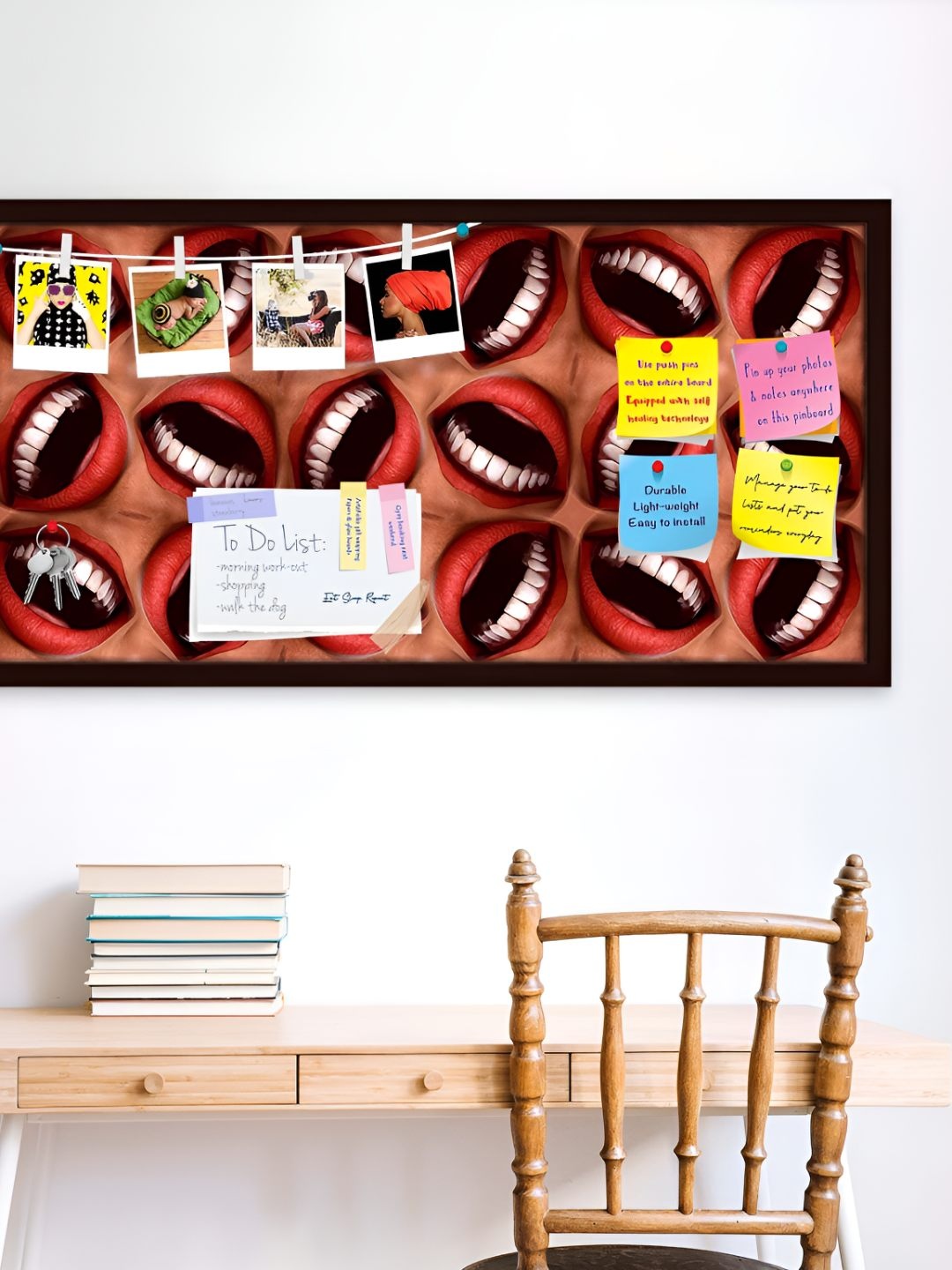 

ArtzFolio Wooden Notice Pin Board, Multi