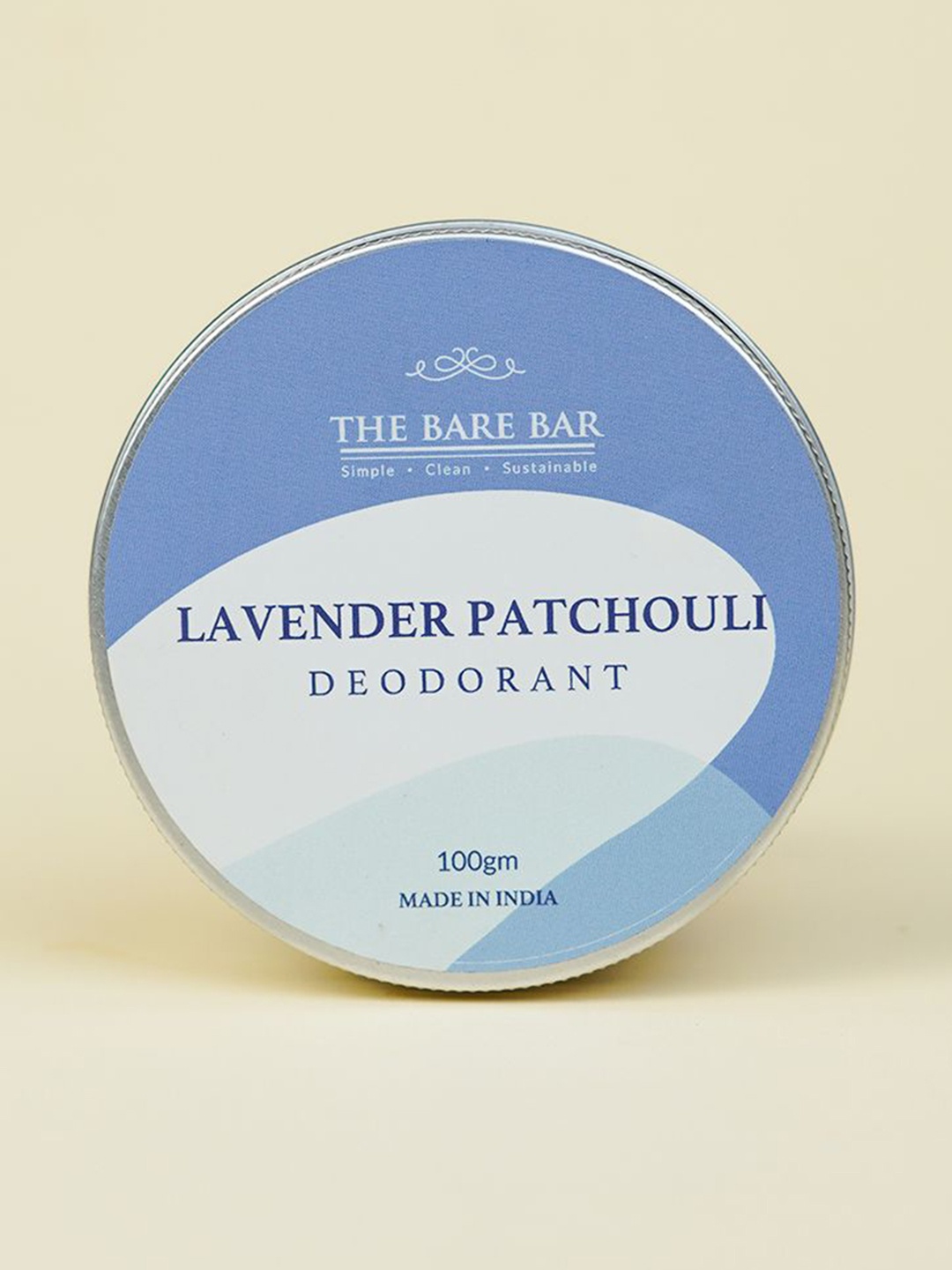 

The Bare Bar Lavender Patchouli Deodorant - 100 g, Cream