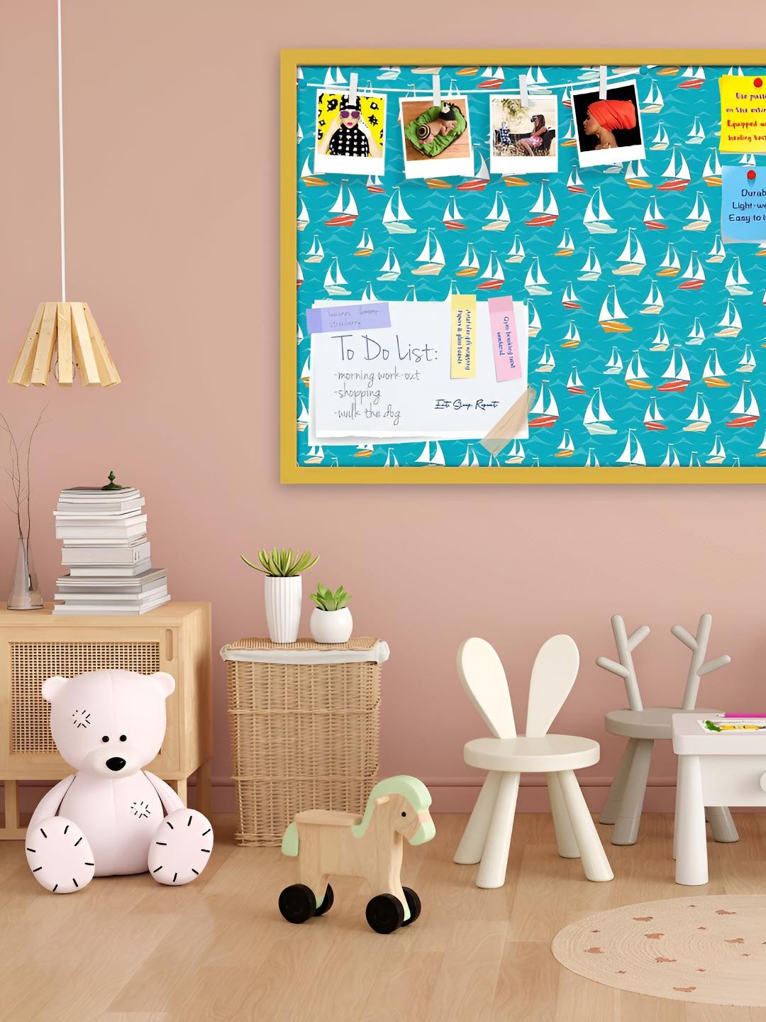 

ArtzFolio Wooden Notice Pin Board, Multi