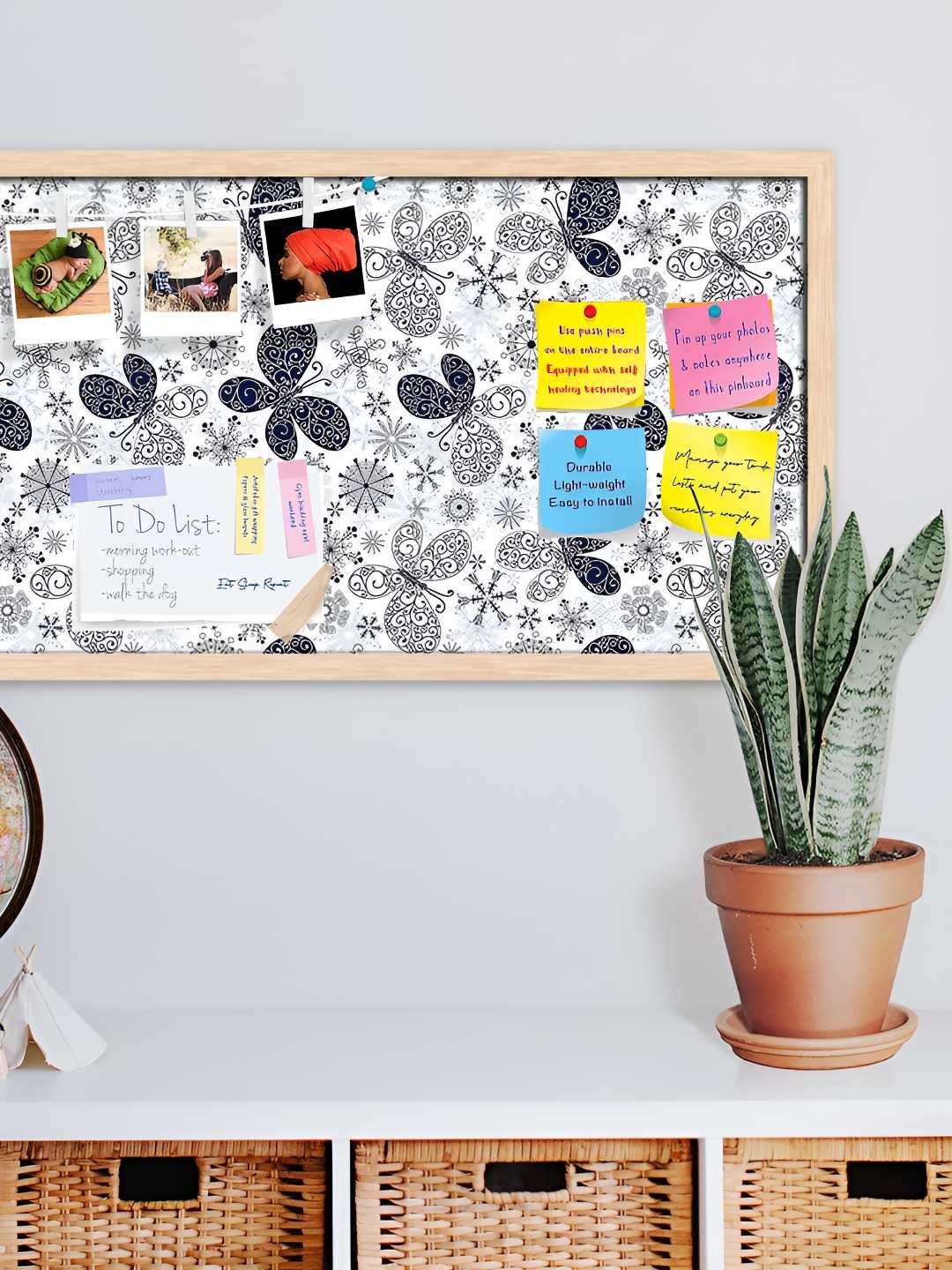 

ArtzFolio Wooden Notice Pin Board, Multi