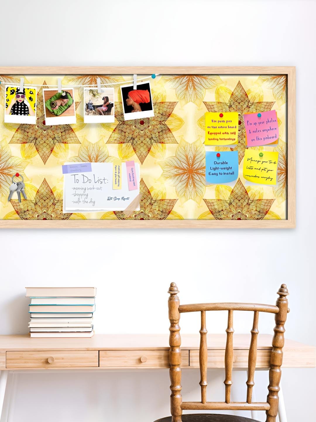

ArtzFolio Wooden Notice Pin Board, Multi
