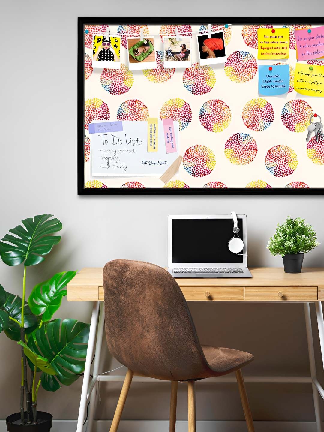 

ArtzFolio Wooden Notice Pin Board, Multi