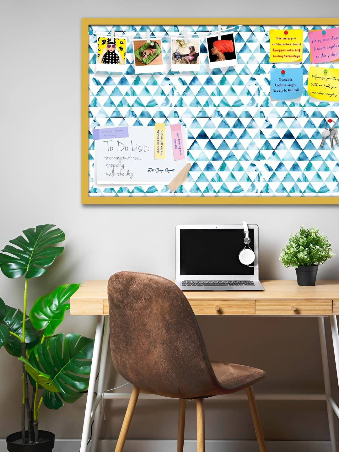 

ArtzFolio Wooden Notice Pin Board, Multi