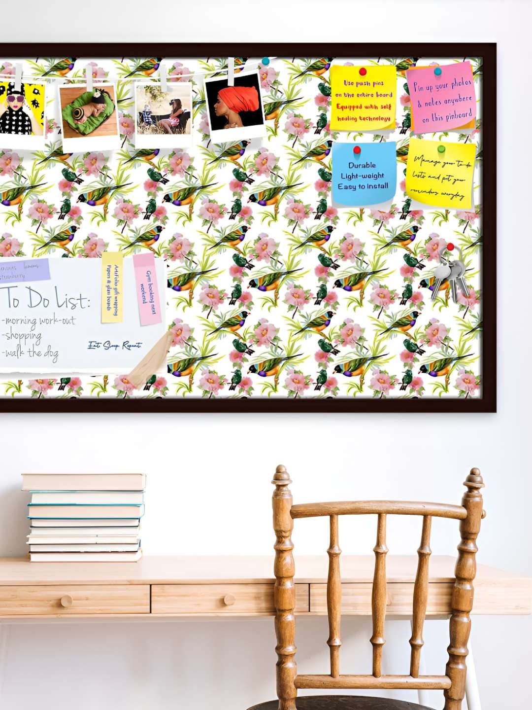 

ArtzFolio Wooden Notice Pin Board, Multi